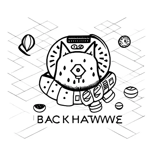 A minimalist black and white tattoo featuring a suitcase packed with dreams and ambitions, with subtle references to strawberries to represent your hometown. tattoo design idea