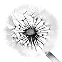 Dandelion tattoo design idea
