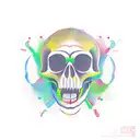 Monkey Skull tattoo design idea