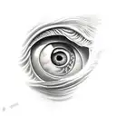 eye of the storm tattoo design idea