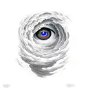 eye of the storm tattoo design idea