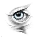 eye of the storm tattoo design idea