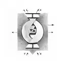 Arrow that reads "סבלנות" by it which means "patience" in hebrew tattoo design idea