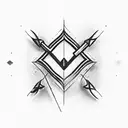 Arrow that reads "סבלנות" by it which means "patience" in hebrew tattoo design idea