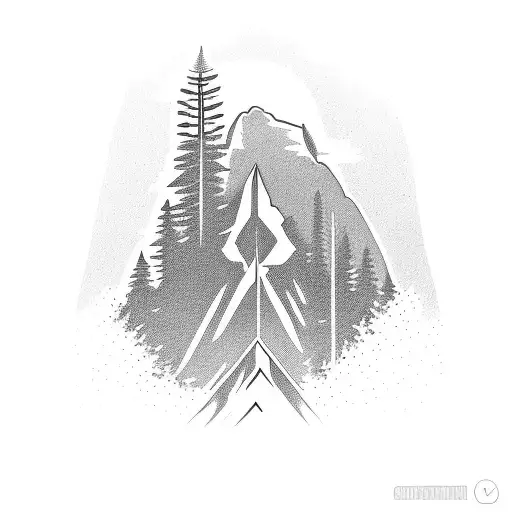 el capitan Yosemite  tattoo design idea