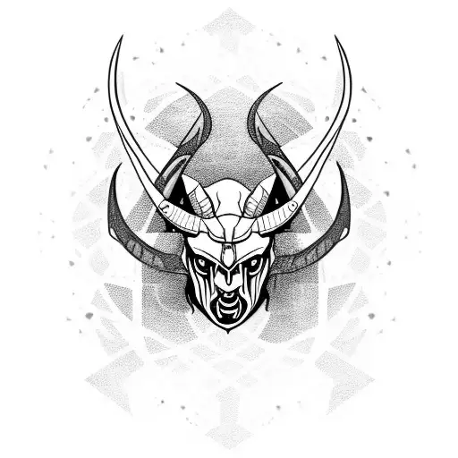 oryx tattoo design idea