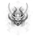 oryx tattoo design idea