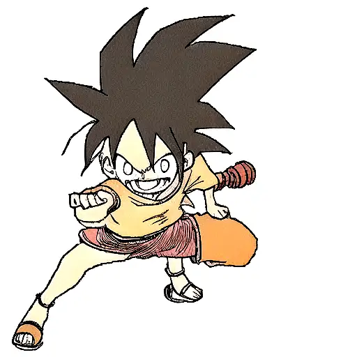 Goku Luffy naturo tattoo design idea