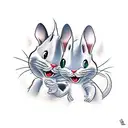 Tom and Jerry  tattoo design idea