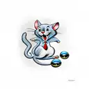 Tom and Jerry  tattoo design idea