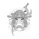 Samurai tattoo design idea