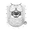 hot dog with smashed chips, onions, relish, ketchup and mustard tattoo design idea