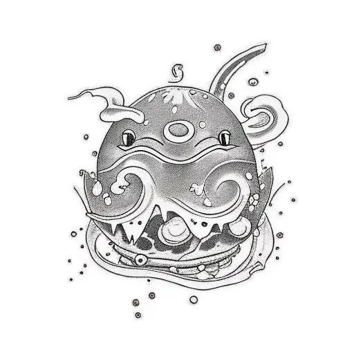 small tattoo from that time I reincarnated as a slime tattoo design idea