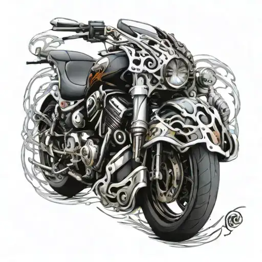 cresent vrod and indonesia tattoo design idea