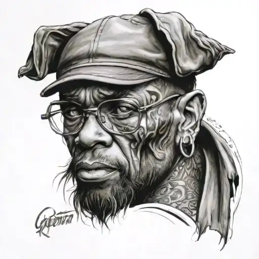 ghetto tattoo design idea