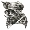 ghetto tattoo design idea