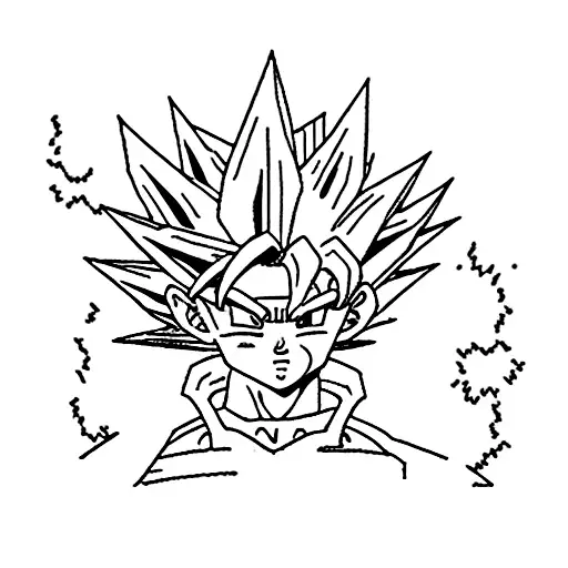 goku y milk tattoo design idea