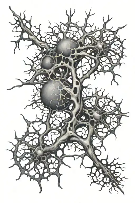 neurons tattoo design idea
