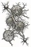 neurons tattoo design idea