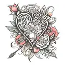 i got a price tag on this heavy heart of mine all mine tattoo design idea