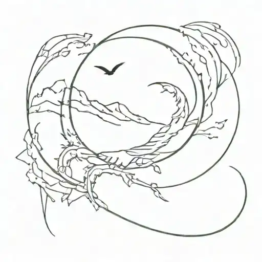 fate fell short this time running tattoo design idea