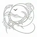 fate fell short this time running tattoo design idea