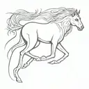 fate fell short this time running tattoo design idea