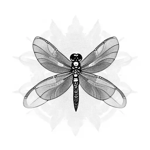dragonfly with semicolon tattoo design idea