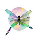 dragonfly with semicolon tattoo design idea