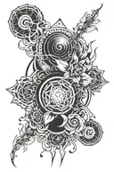 flash tattoo design idea