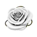 snake with roses tattoo design idea