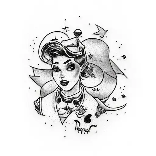 Nome dos filhos Maria e João tattoo design idea