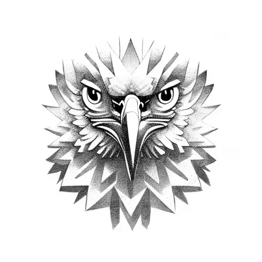 mexican eagle tattoo design idea