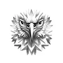 mexican eagle tattoo design idea