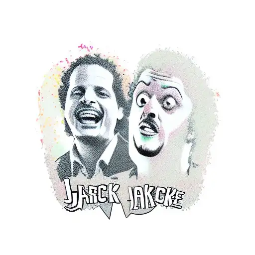 jackass and eric andre logo tattoo design idea