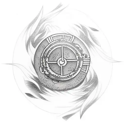 Naruto eight trigram seal  tattoo design idea