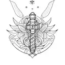 Medicine Caduceus tattoo design idea