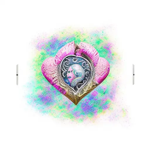 corazon roto, brujula, ninet, lagrima, soledad. tattoo design idea