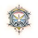 Bay Area theme tattoo design idea