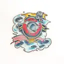 Bay Area theme tattoo design idea