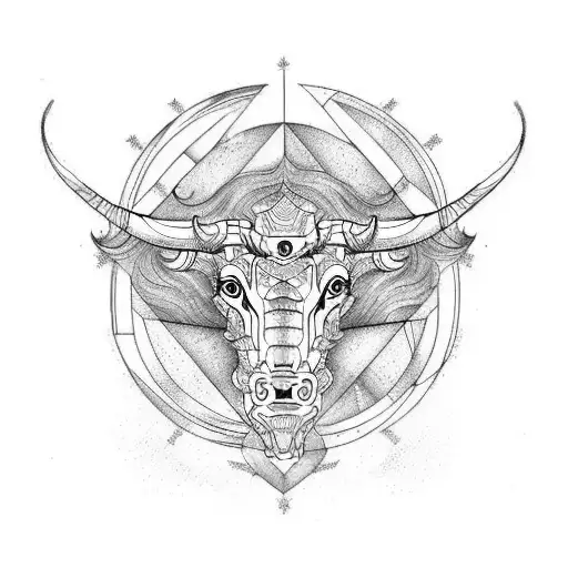 Tauro  tattoo design idea