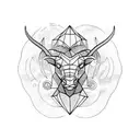 Tauro  tattoo design idea