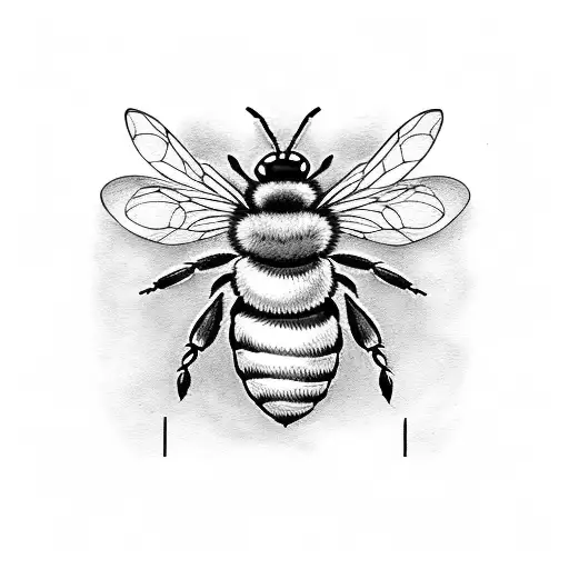 manchester bee semi colon tattoo design idea