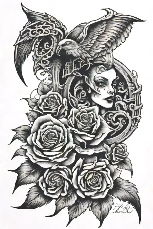 Loyalty Out Values Everything tattoo design idea