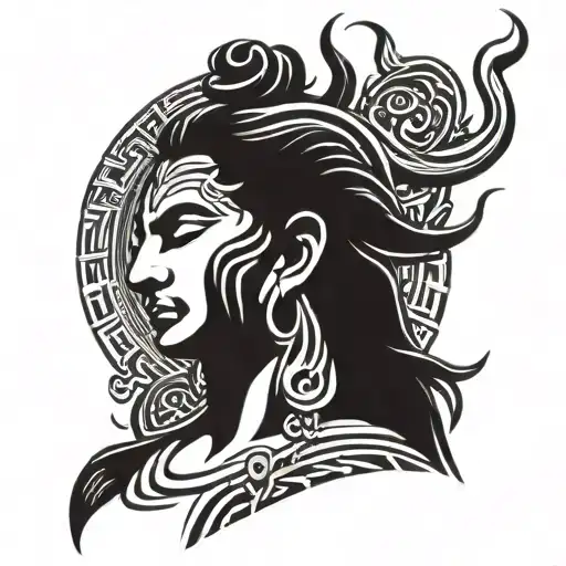 lord shiva tattoo design idea