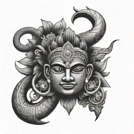 Tamil history concept  tattoo design idea