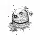 From Austin by Zach Bryan with the lyrics I'd drown so you could float tattoo design idea