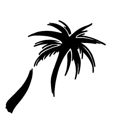 Palm Tree tattoo design idea
