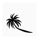 Palm Tree tattoo design idea