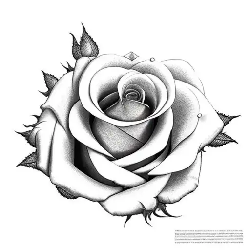 roses and flowers weed tattoo design idea